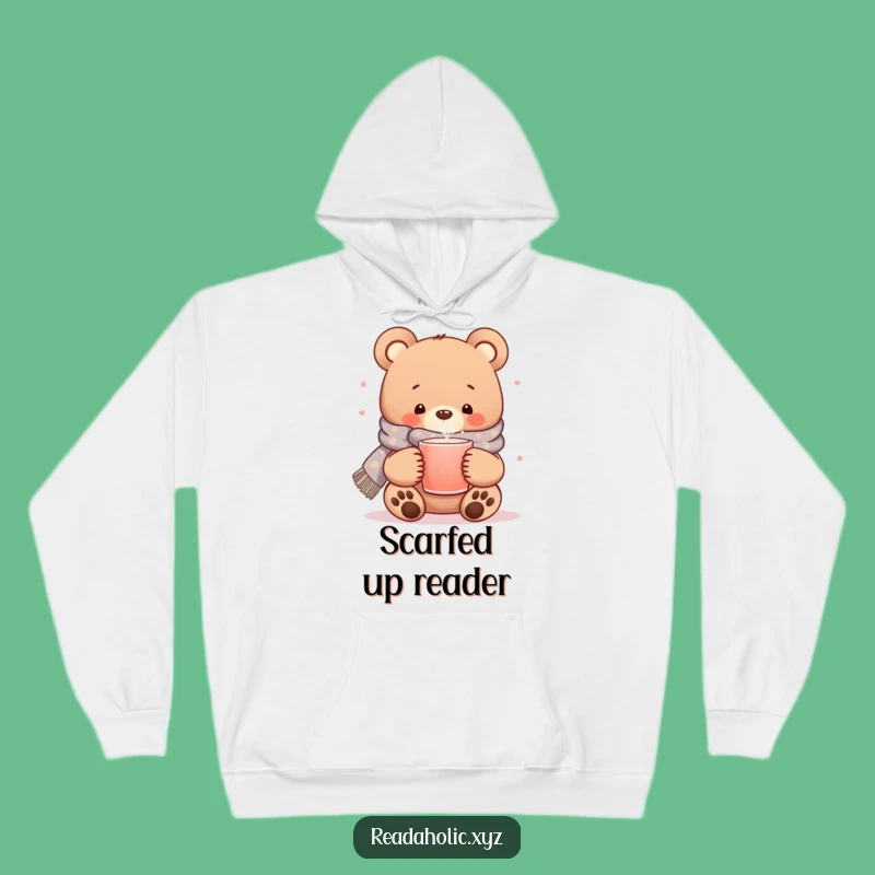 Funny Kawaii Bear Hoodie: Ultra Cozy Bear with Scarf for Ultimate Comfort