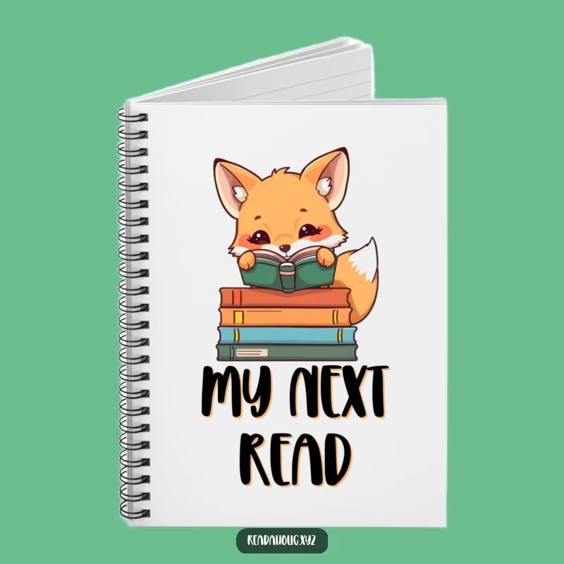 Funny Kawaii Fox Notebook: Cute Book Lover Journal for Creative Notes