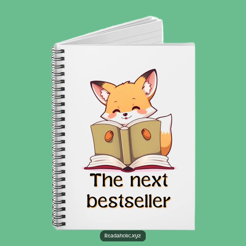 Funny Kawaii Fox Notebook: Jot Down Ideas While Reading