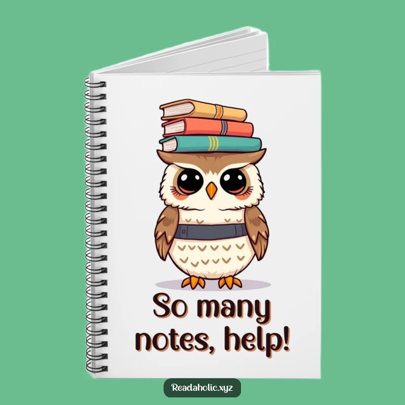 Funny Kawaii Owl Notebook: Record Ideas with Book Balance