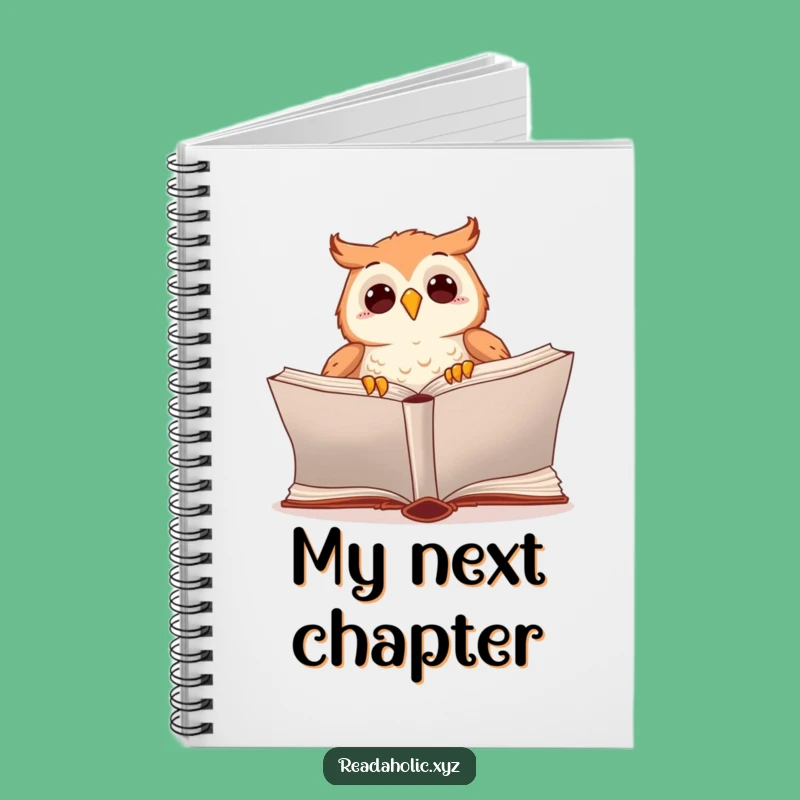 Funny Kawaii Owl Reading Notebook: Jot Down Your Literary Adventures